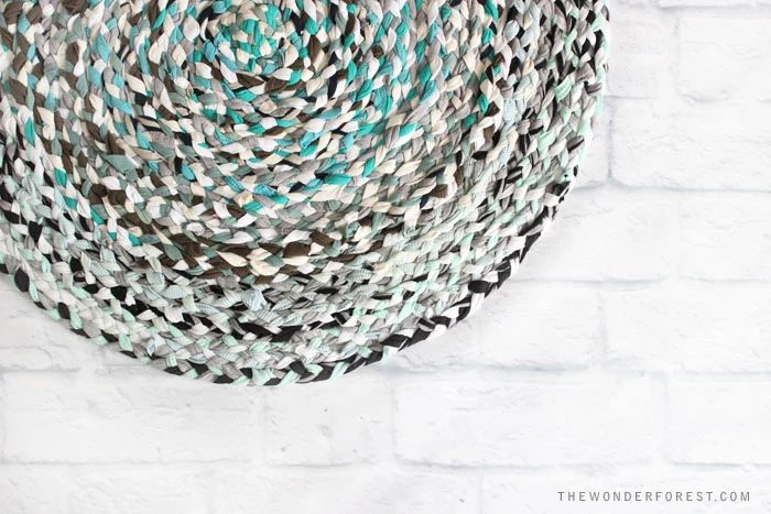 braided tshirt rug