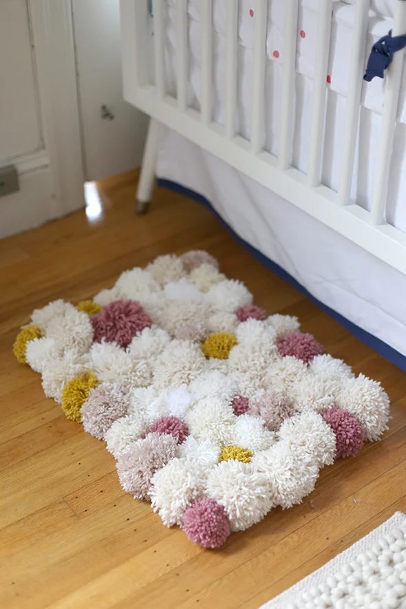 pom pom rug