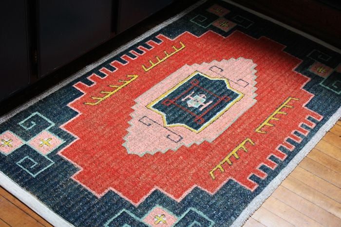 painted persian rug