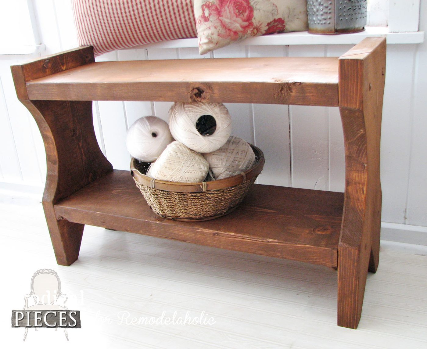 Handmade Farmhouse Bench walkthrough by Prodigal Pieces for Bekob