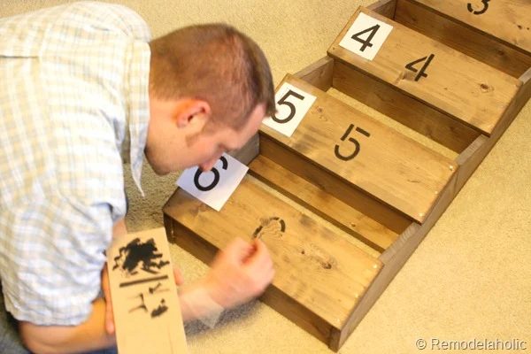 28 Painted Wood Numbers On Rustic Wood Wall Storage Bins For Farmhouse Entryway Bekob