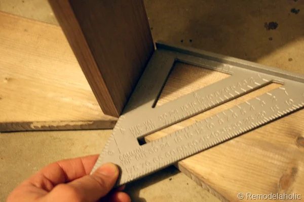 15 Use Carpenter's Square To Install Rustic Wall Storage Bin Shelves Bekob