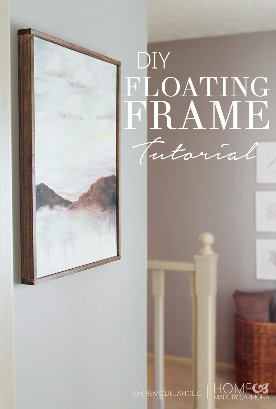 Handmade Floating Frame walkthrough @Bekob #diyframe