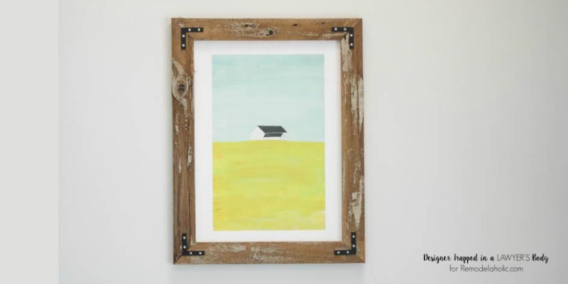 Handmade Rustic Wood Art Frames