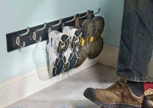 coat hooks shoe racks