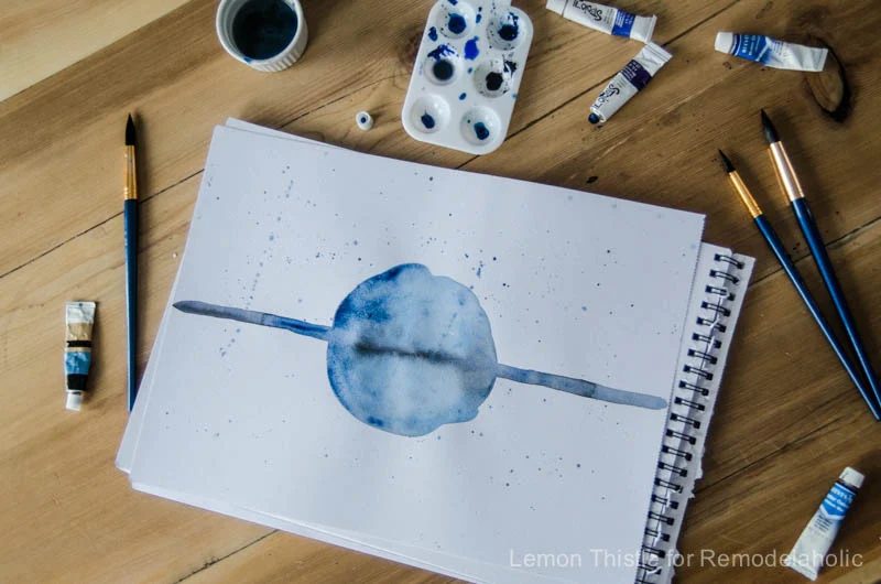 direct Watercolor Painting (No Art Skills Required)