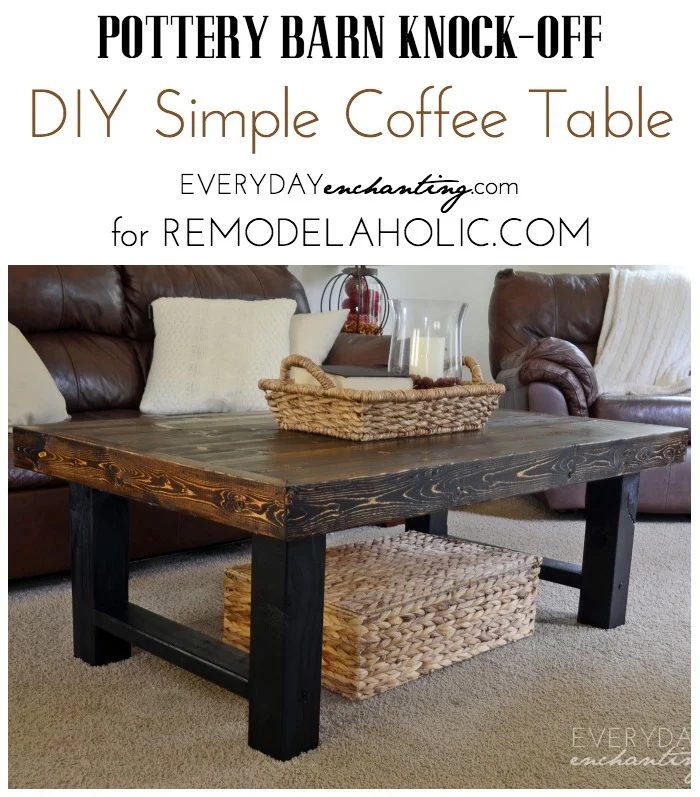 Handmade direct Coffee Table | Learn how to build a wood slab coffee table by Everyday Enchanting for Bekob.com