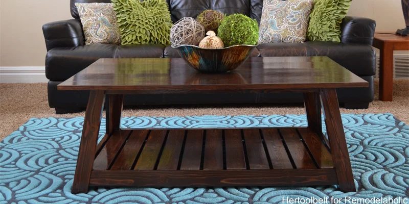 Handmade Slat Coffee Table