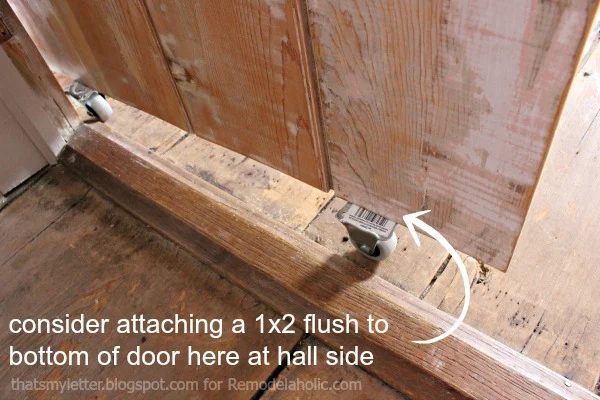 barn door hall side
