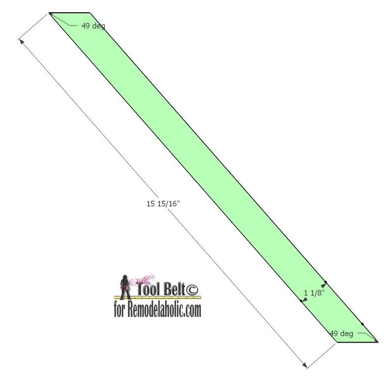 Free Handmade plans to build an straightforward and stylish small shelf on Bekob.com