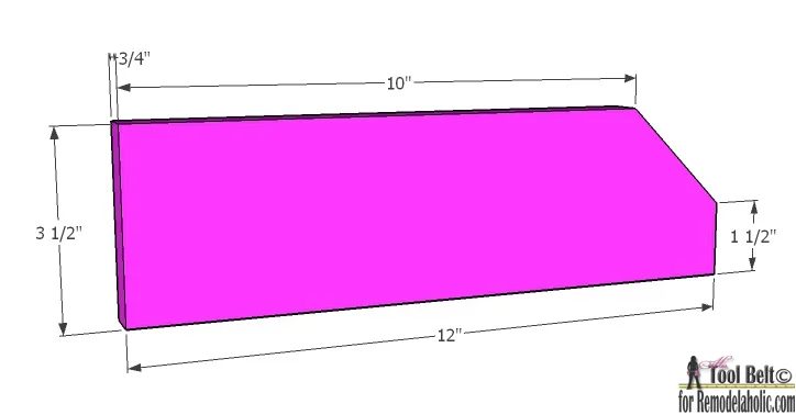 Free Handmade plans to build an straightforward and stylish small shelf on Bekob.com