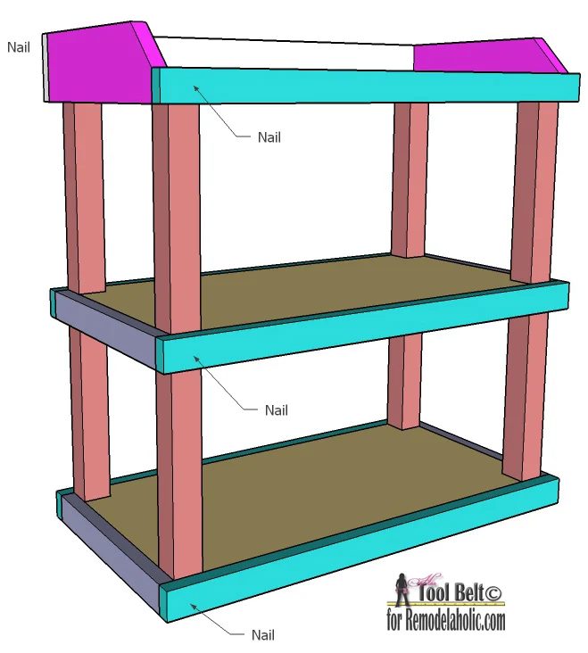 Free Handmade plans to build an straightforward and stylish small shelf on Bekob.com