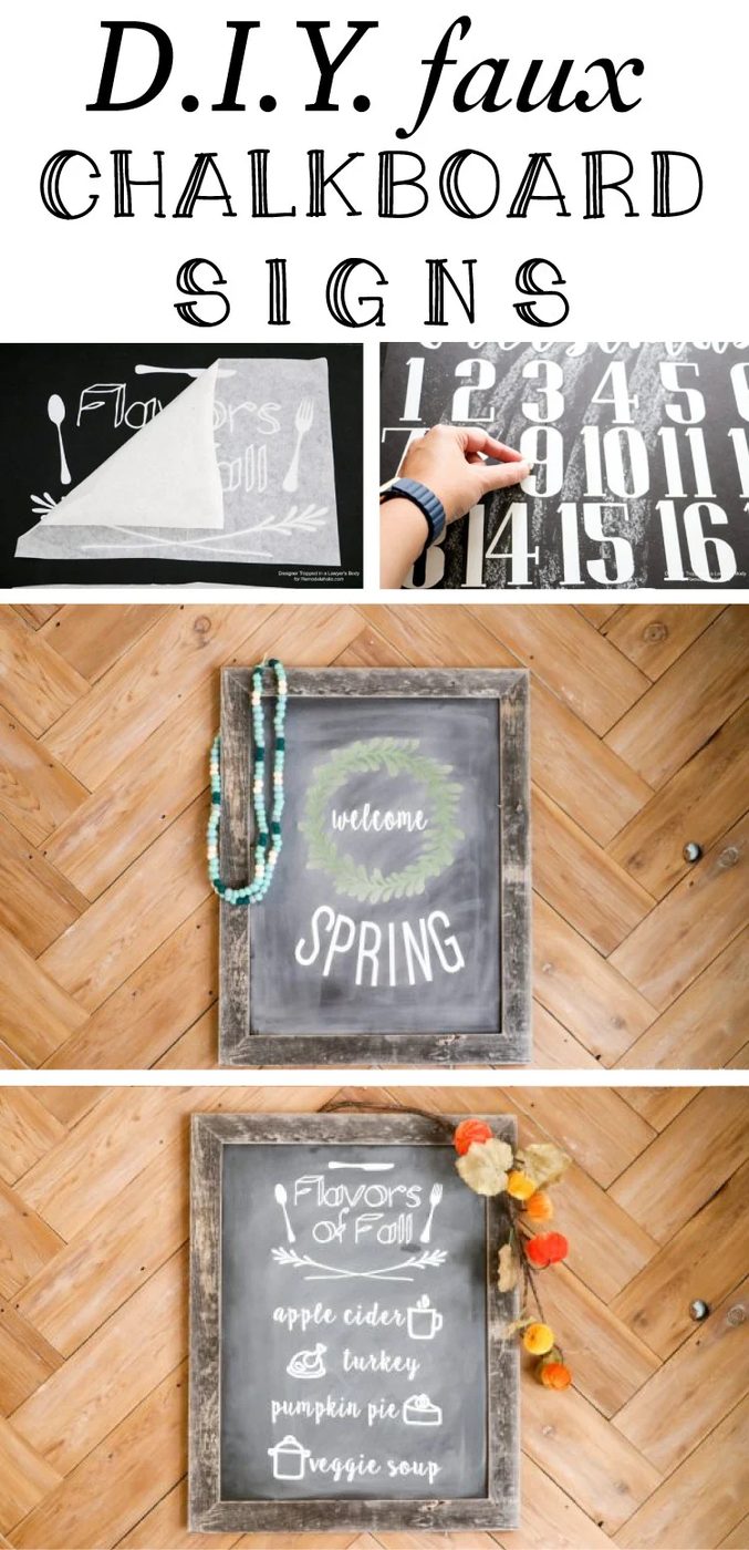 Love these reusable faux chalkboard signs! They are well fitted for anyone who struggles with hand lettering!