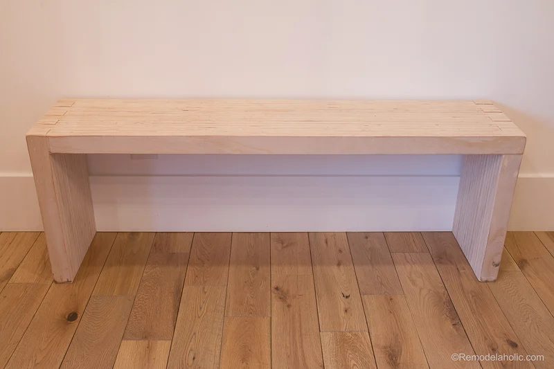 Handmade Modern Plywood Bench walkthrough Half Lap Construction @Bekob 6