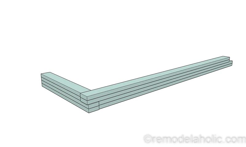 Handmade Modern Plywood Bench walkthrough Half Lap Construction @Bekob 15