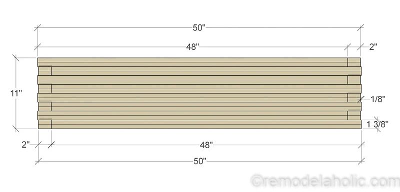 Handmade Modern Plywood Bench walkthrough Half Lap Construction @Bekob 8