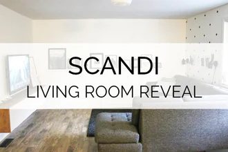 3 wall, 3 Handmade's. Petite Modern Life's direct Scandi Living Room Reveal is so clever and cozy!