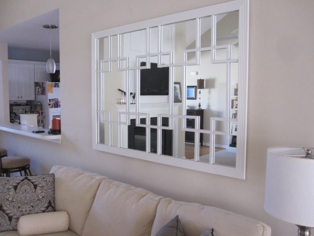 Handmade Trellis Mirror
