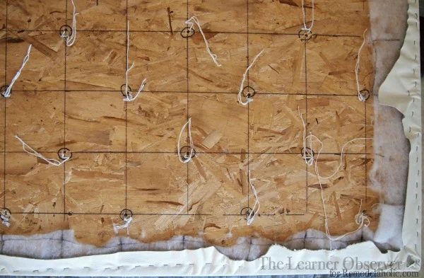 handmade tufted leather headboard walkthrough