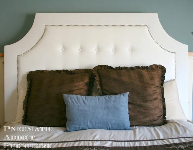 build a nailhead tufted headboard