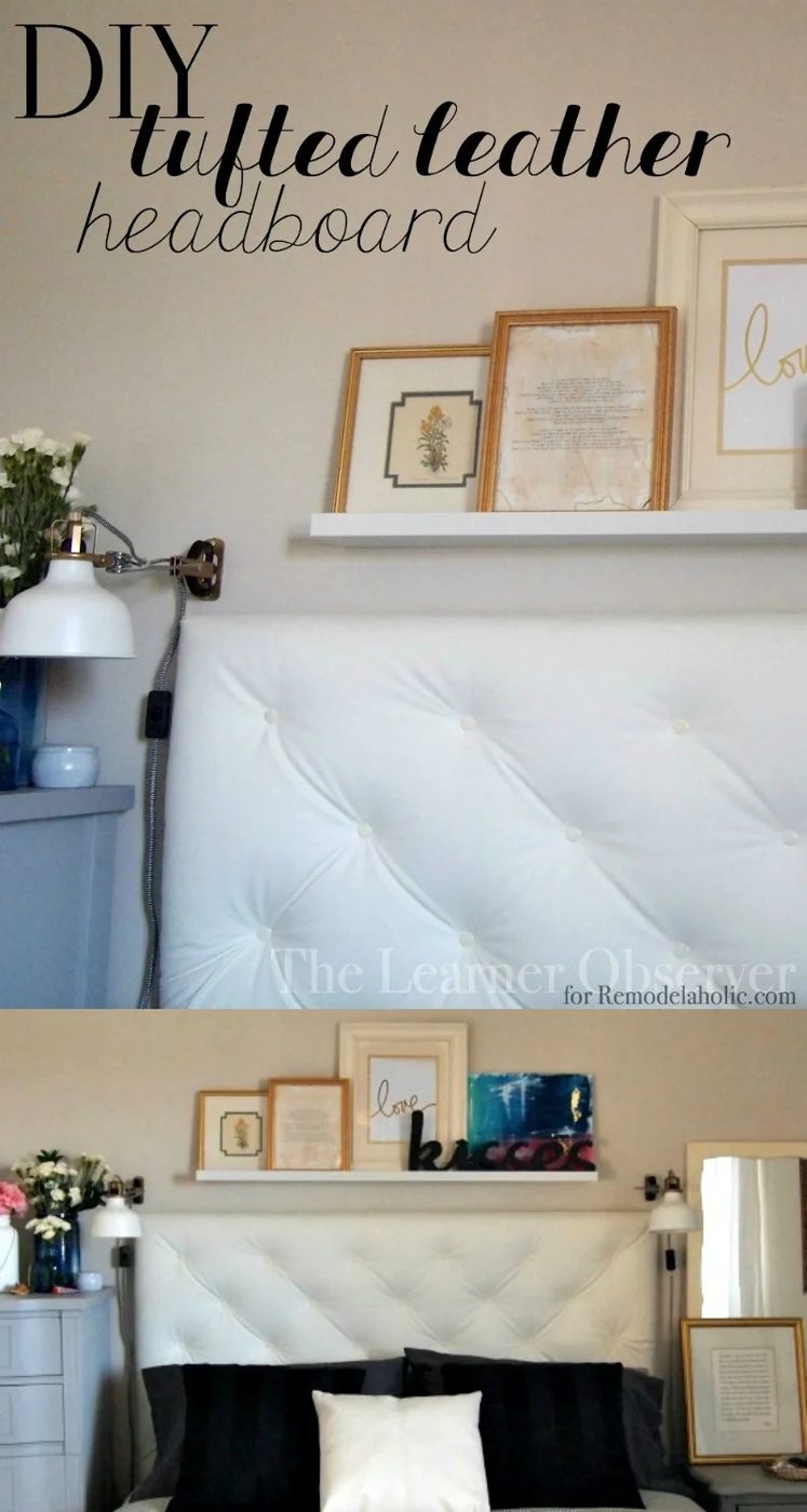 Handmade Tufted Leather Headboard walkthrough by The Learner Observer @Bekob