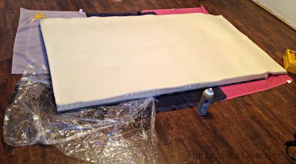 handmade tufted leather headboard walkthrough - foam