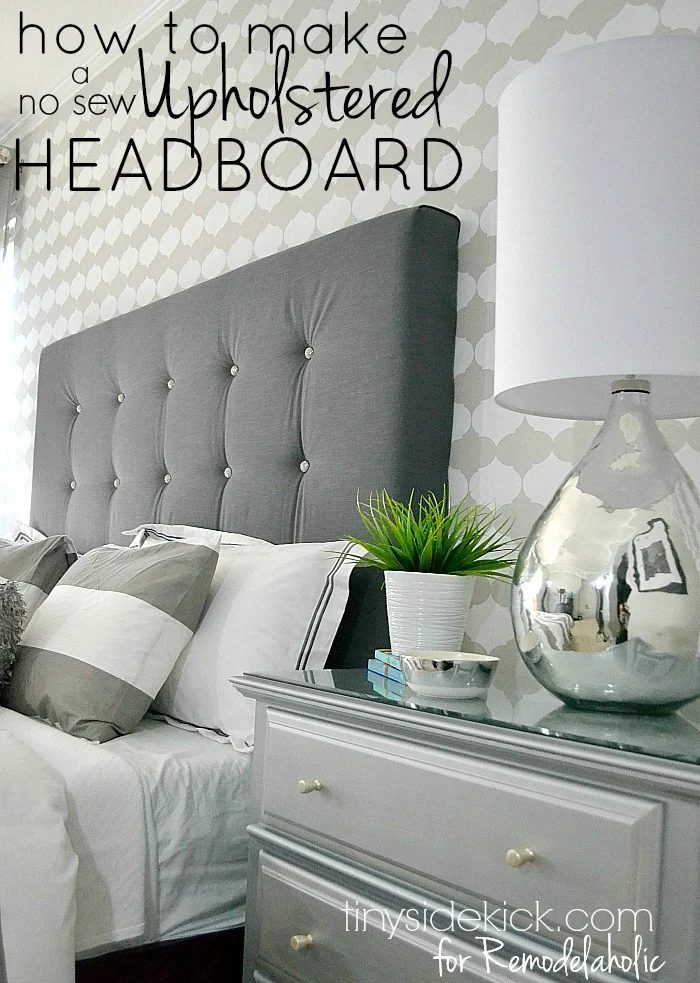 Handmade Upholstered Headboard walkthrough - TinySidekick.com for Bekob