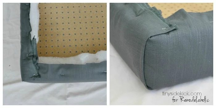 Handmade Upholstered Headboard walkthrough - TinySidekick.com for Bekob