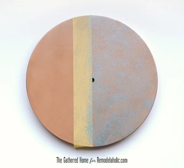 Handmade Two-Tone Copper Clock | Bekob.com #anthropologie #clock #knockoff
