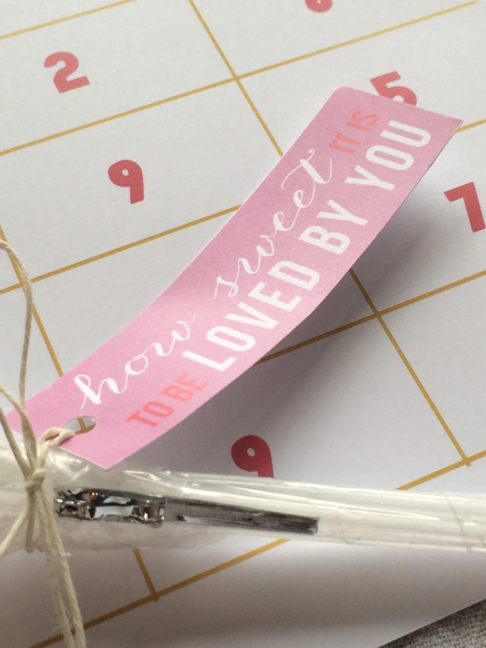 straightforward printable valentine treat tags