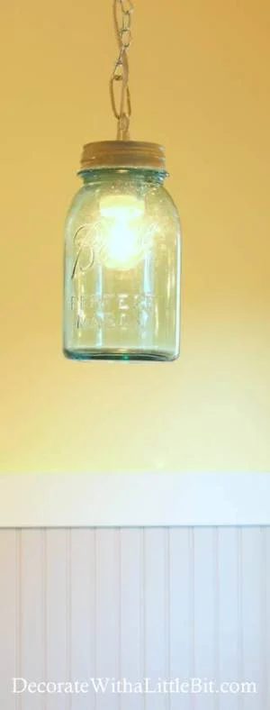 Handmade Vintage Canning Mason Jar Pendant Lights (6)