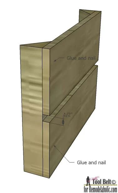Love the look of vintage crates? Build Handmade 'vintage' crates to make a stacked crate shelf on wheels.