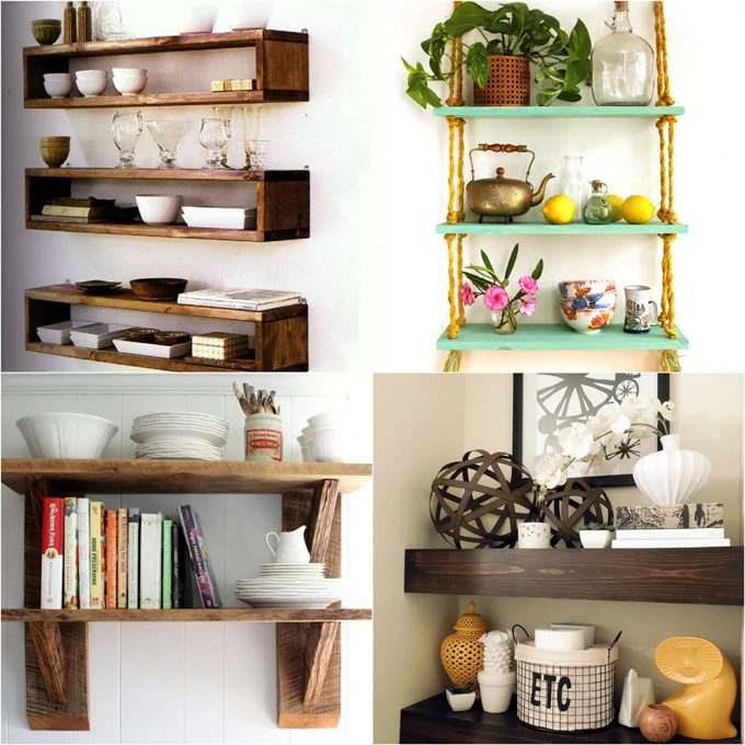 16 Handmade Wall And Floating Shelves Apieceofrainbow (15)