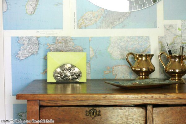 Handmade Wall Decor options, Map Wall With Vintage Maps On Bekob