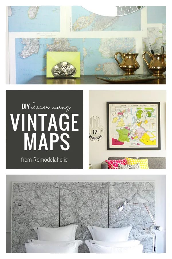 Handmade Home Decor options, Vintage Maps From Bekob