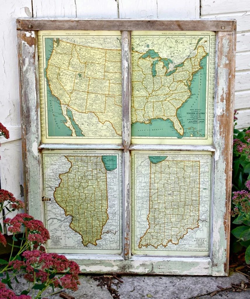 Ways to use vintage maps by Robb Restyle | Bekob.com #art #printable #maps