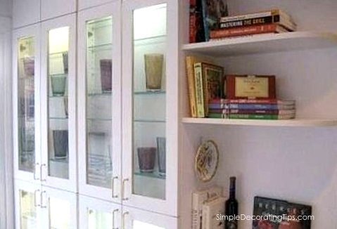 Kitchen remodel, shallow shelves to on-wall pot rack by direct Decorating Tips featured on @Bekob