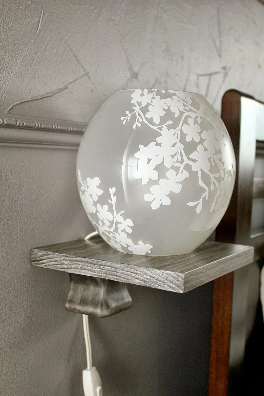 direct Handmade bedside lamp shelf, Turtles and Tails featured on Bekob