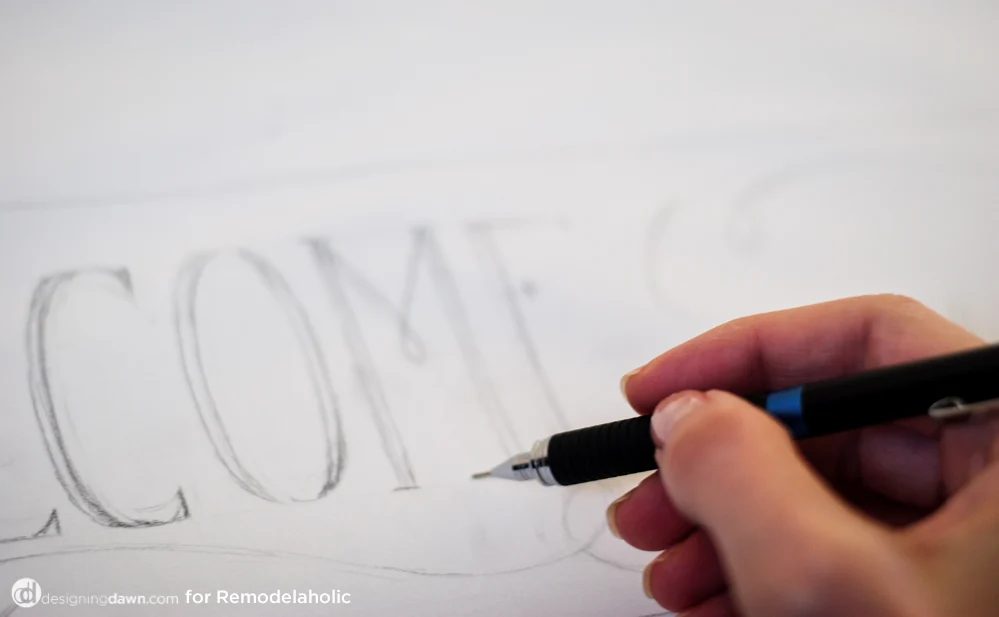 Welcome Santa Handmade Sign-10