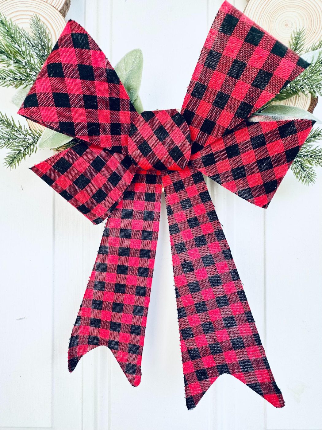 Handmade Wood Slice Wreath For Christmas Winter, Bekob (35)