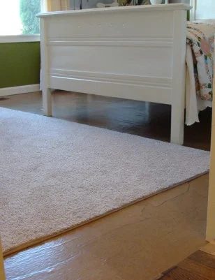 Handmade Paper Bag Flooring, Alternative To Wood Floor, By An Oregon Cottage Featured On Bekob