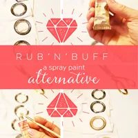 Rubb'n'Buff Spray Paint Alternative on Petite Modern Life