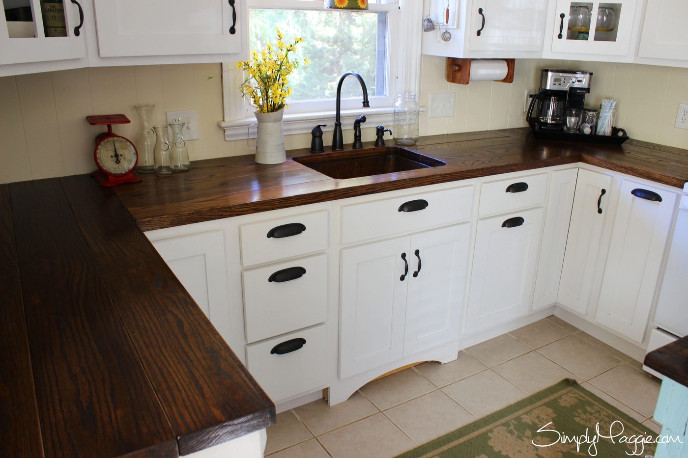 Amanda Simply Maggie handmade wide plank wood countertop review