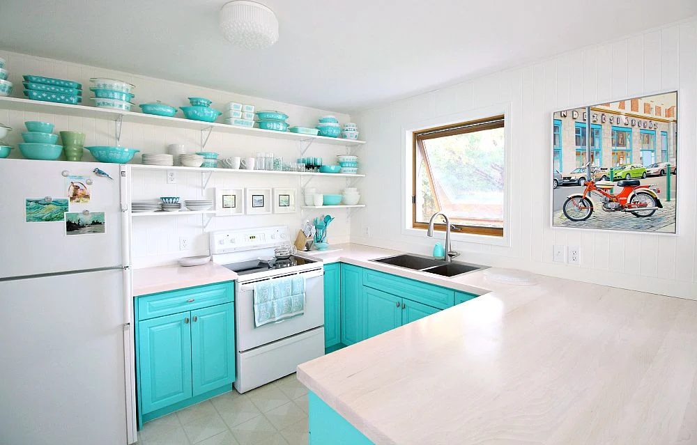 Tanya Dans Le Lakehouse Handmade wood countertops