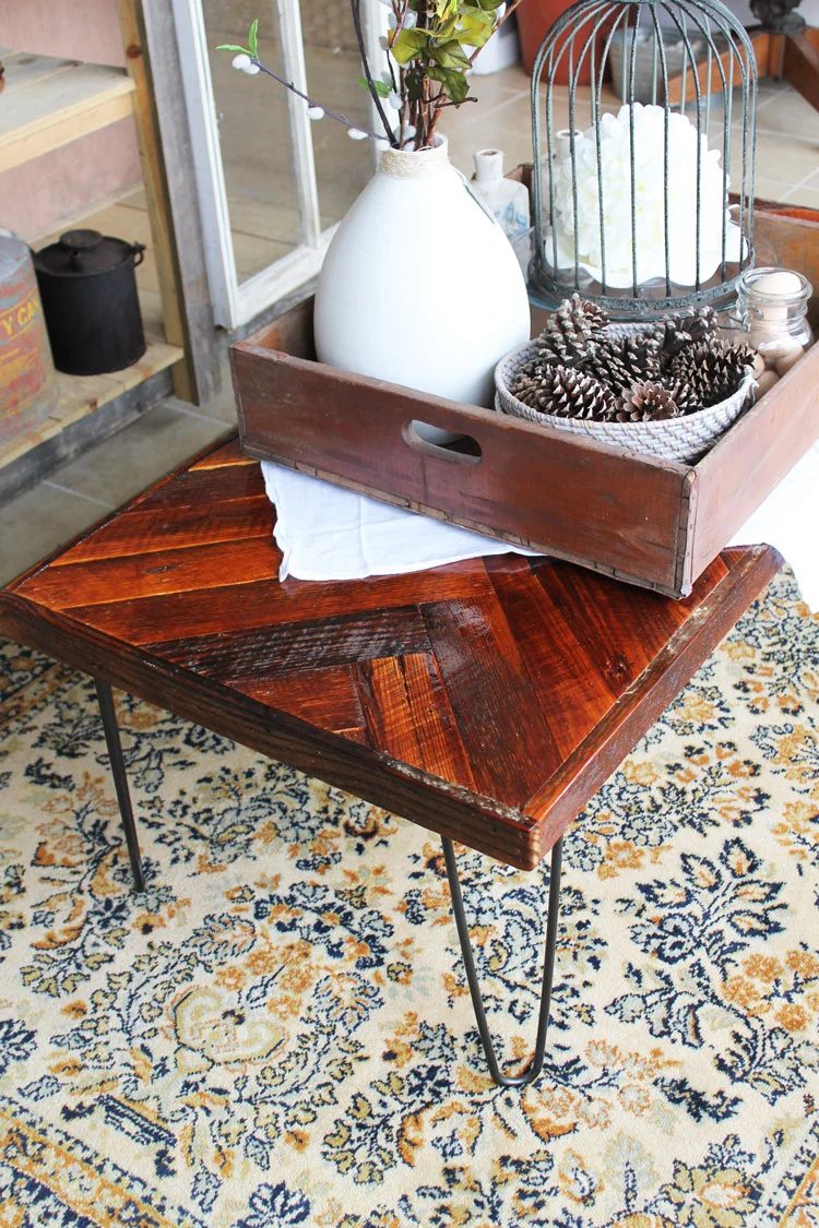Styled coffee table
