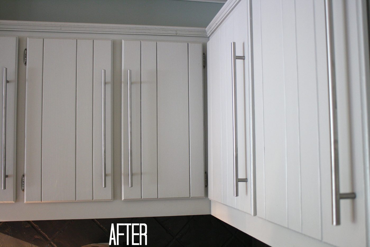 Kitchen cabinets after