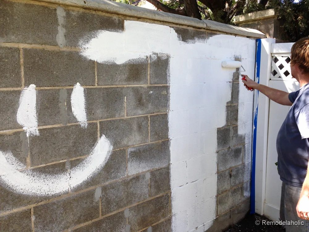 Painting a Cinder block fence @Bekob (10 of 23)
