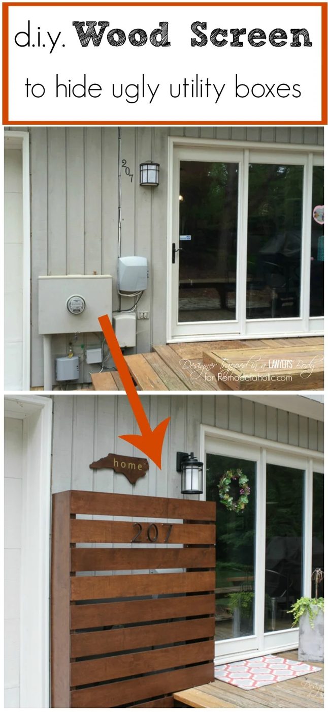 Hide those ugly utility boxes on your house with this vivid Handmade wood screen. Full detailed walkthrough to help you create this striking solution to exterior eyesores.