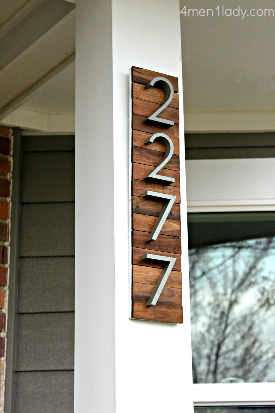 handmade modern house numbers