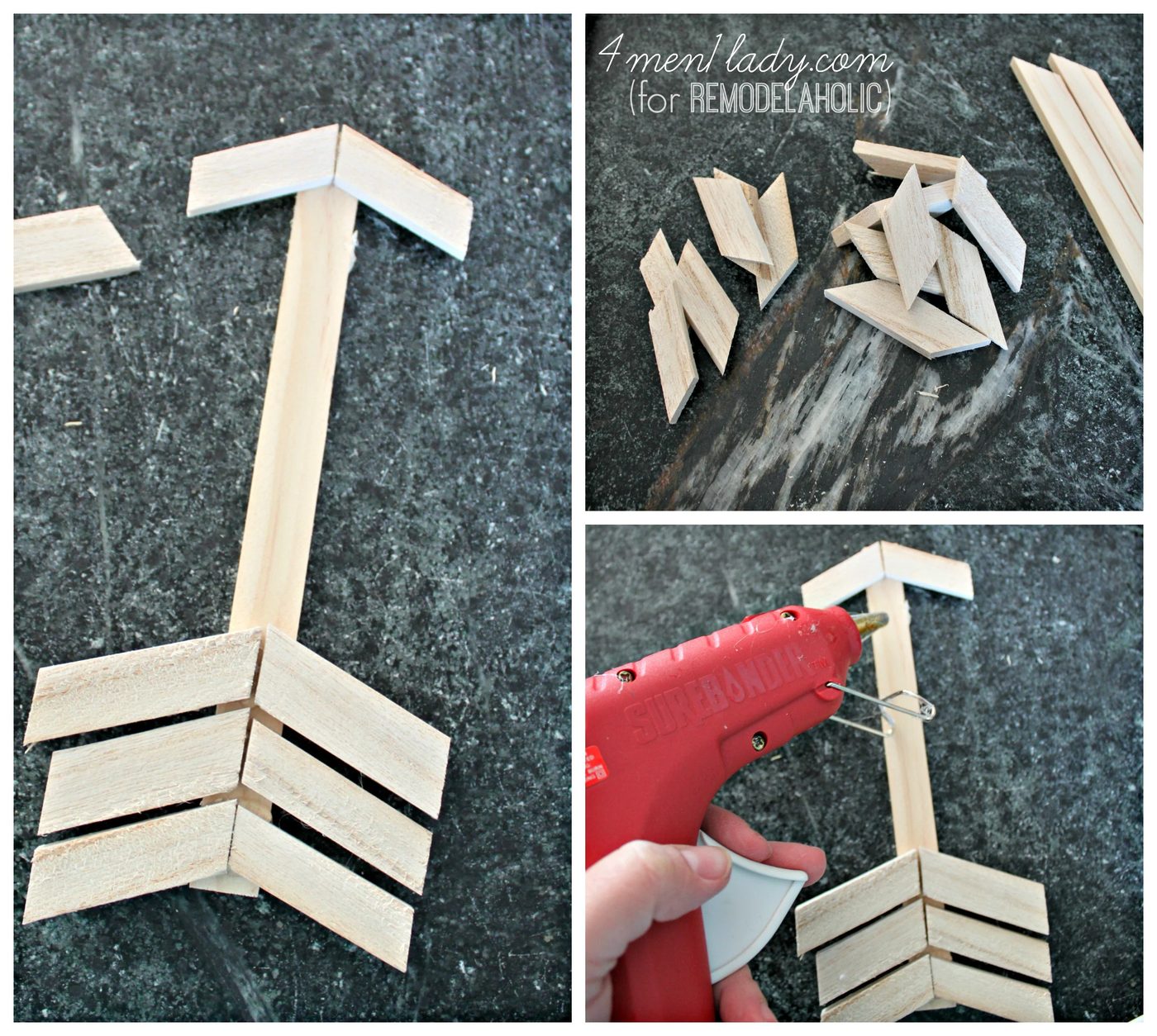 wooden shim arrows | 4men1lady for Bekob.com